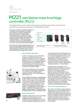 M221: een kleine maar krachtige controller (PLC)!