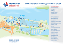 havenplattegrond - Jachthaven Biesbosch