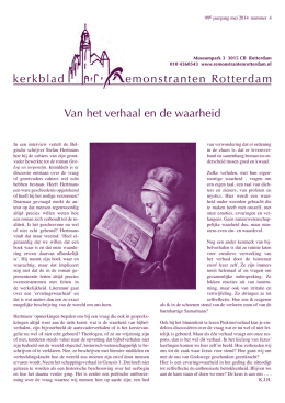 KRR mei 2014.indd - Remonstranten Rotterdam