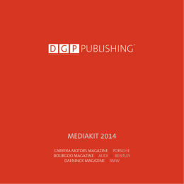 MEDIAKIT 2014 - DGP Publishing
