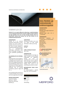 Productblad Vibraflex SX
