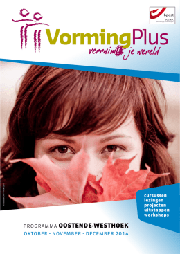 Brochure VormingPlus LR - Vormingplus Oostende