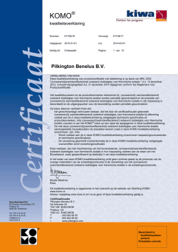 Pilkington Benelux B.V. &reg;