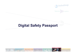 Digital Safety Passport