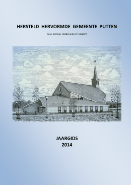 hersteld hervormde gemeente putten jaargids 2014