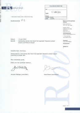 (Rob) over Aanbieding advies Hoe hoort het