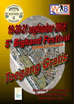 Deel I - Bigbandfestival Oostende