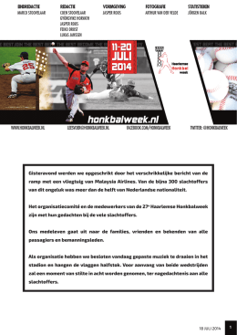 Leesvoer_08 - Haarlemse Honkbalweek