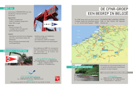 DE CFNR-GROEP EEN BEGRIP IN BELGIË