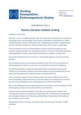 Kennisbericht 2014-3 - Stichting Kennisplatform Elektromagnetische
