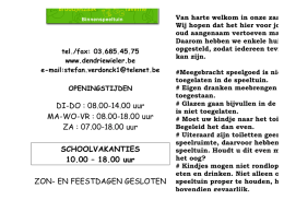 08.00-14.00 uur MA-WO-VR : 08.00-18.00 uur ZA