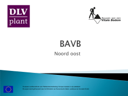 Presentatie Harm de Boer DLV Plant landelijke kennisdag
