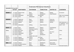 Preekrooster - Startpagina PKN Sneek