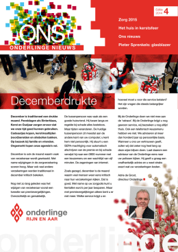 December 2014 - Onderlinge Rijn en Aar