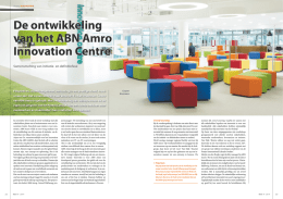 De ontwikkeling van het ABN Amro Innovation Centre