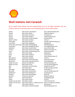 Shell stations met Carwash