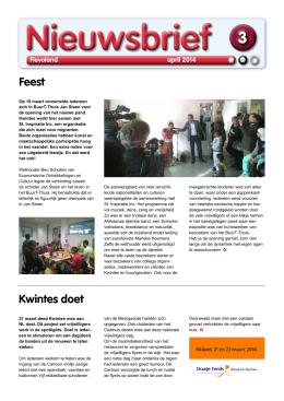 Nieuwsbrief