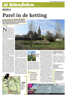 De Telegraaf - Vakantie Meerlo Noord Limburg