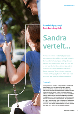Portret Sandra - Voor de Jeugd
