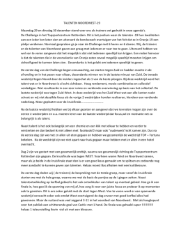 19 Maandag 29 en dinsdag 30 december stond