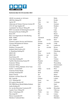 2014-11-20 BORT ALV deelnemerslijst