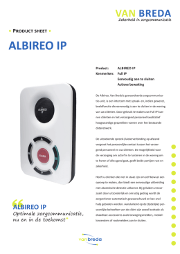 Productsheet Albireo IP