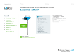 Easytemp TSM187 (PDF 1,86 MB) - E-direct