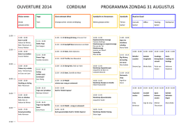 Klik hier om het overzicht van de activiteiten in pdf
