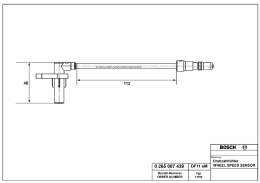 DF11 SM WHEEL SPEED SENSOR