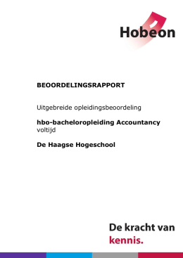 002374 rapport HH hbo-ba Accountancy