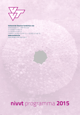 Het programmaboek 2015