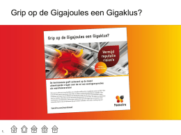 Presentatie Warmtewet Bert Hendriks