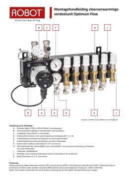 Montage handleiding Optimum Flow (pdf, 5.18 Mb)