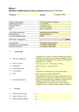 1e verslag FDB Trading BV 24-09-2014