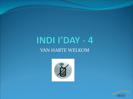 Presentatie INDI Iday 2014