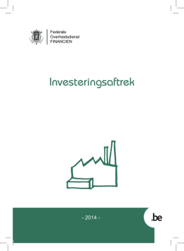 Investeringsaftrek (alleen beschikbaar in pdf)