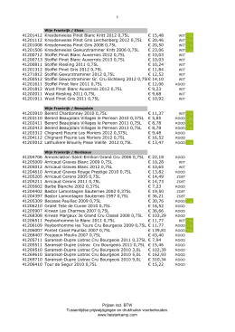 1 41201412 Kreydenweiss Pinot Blanc Kritt 2012 0,75L € 15,48