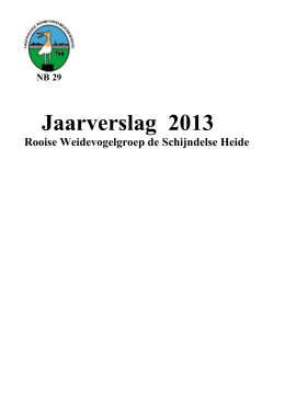 jaarverslag WVG_2013_