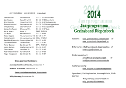Website: www.gezinsbond.be/diepenbeek of www.gezinsbond