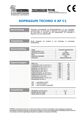SOPRAGUM TECHNO 4 AF C1