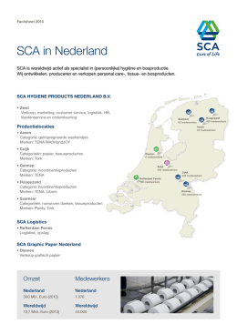 SCA in Nederland