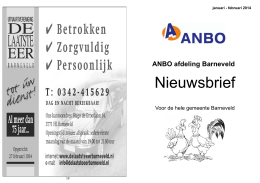 Nieuwsbrief