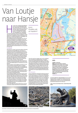 Wandelroute Haarlem 28-06-2014