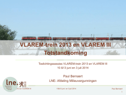 VLAREM-trein 2013 en VLAREM III