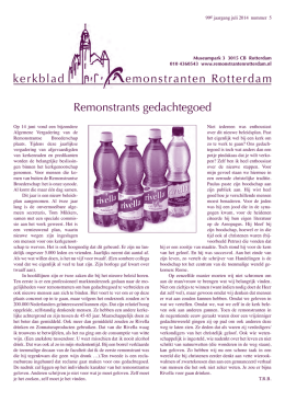 KRR juli 2014.indd - Remonstranten Rotterdam