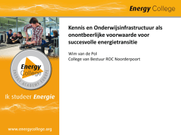 Presentatie Energy College