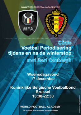 Periodisering tijdens en na de Winterstop - BFC