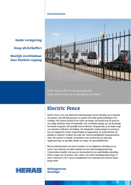 Electric Fence - Heras buitenbeveiliging