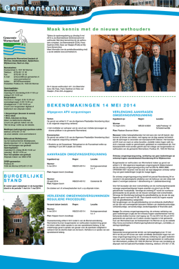 Zaankanter 2014-20 - Gemeente Wormerland