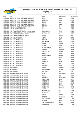 08.03.2014 Openingsrit WTC Testelt Sportief